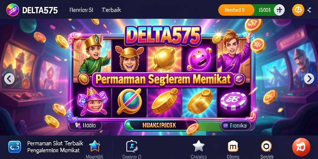 Gameplay Slot DELTA575 yang menarik dan penuh warna.
