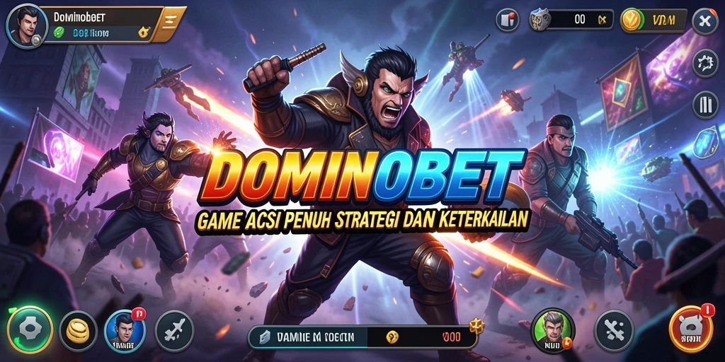 Tangkapan layar utama DOMINOBET yang menunjukkan aksi mendebarkan dalam gameplay.