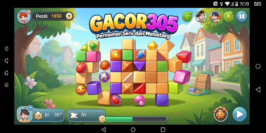 Screenshot gameplay GACOR305 menampilkan tantangan Puzzle yang menarik.