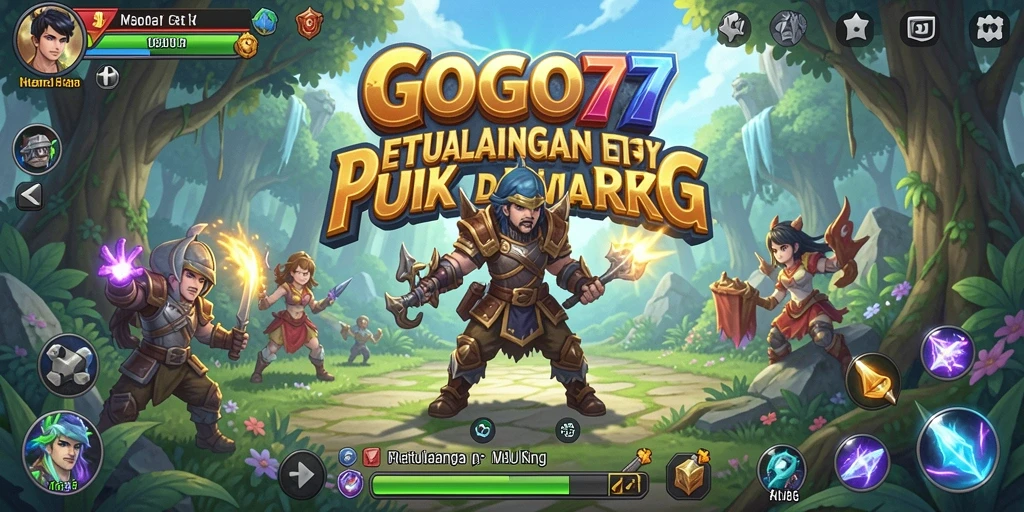 Tampilan gameplay GOGO77 yang memukau dalam dunia RPG.
