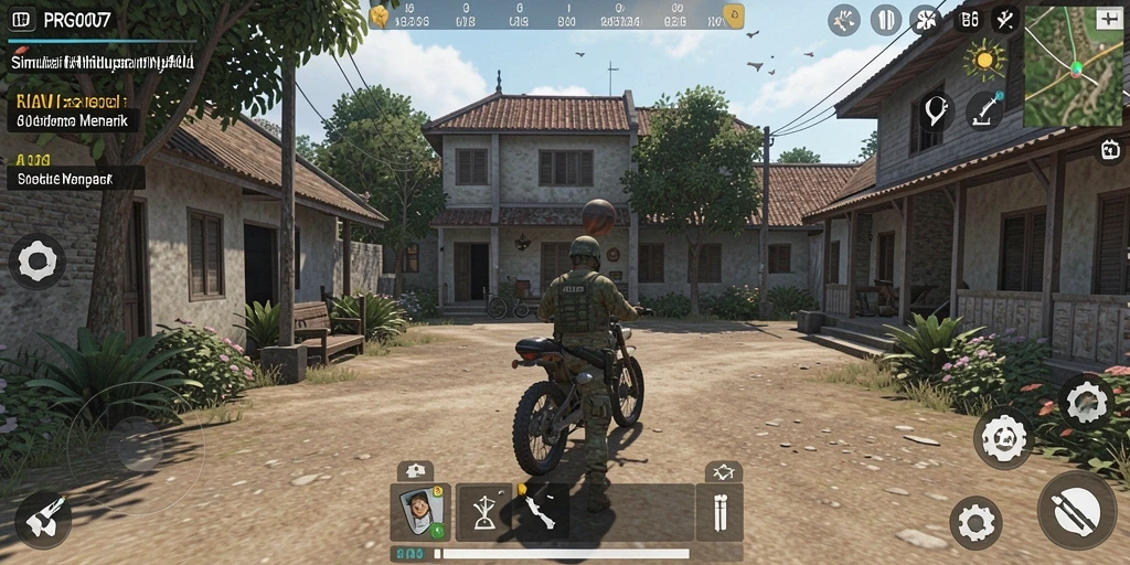 Tampilan gameplay PRG007 yang menarik dan realistis dalam simulasi kehidupan.