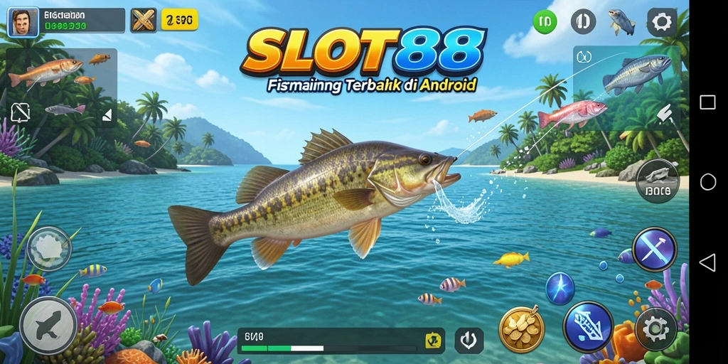 Tangkapan ikan yang spektakuler di SLOT88 dengan grafis vibrant.