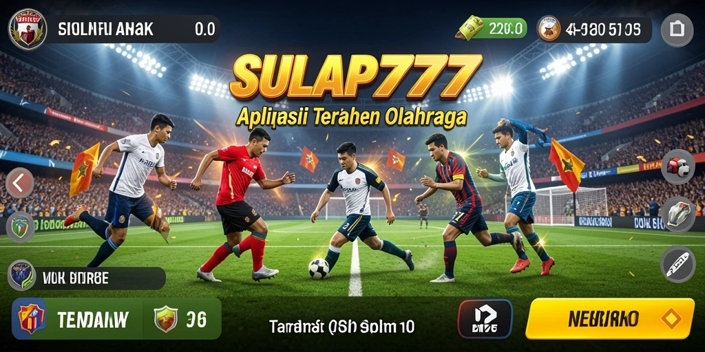 Tampilan gameplay taruhan olahraga yang interaktif dan menarik.