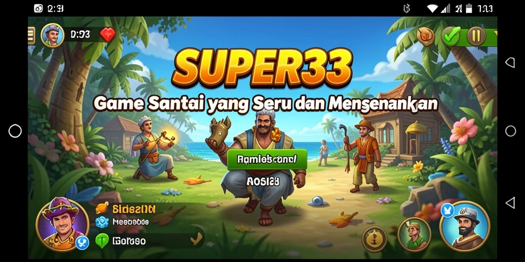 Tampilkan gameplay seru dan menyenangkan dari SUPER33.