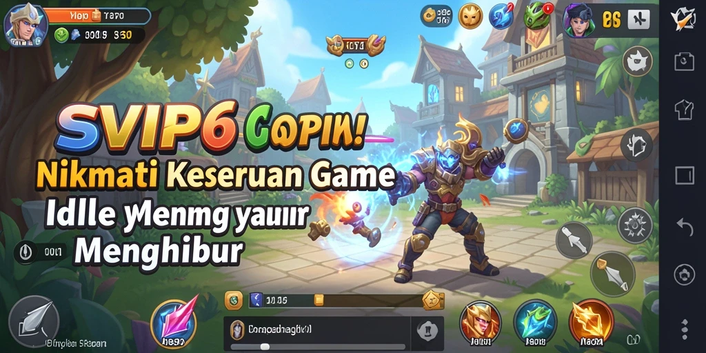 Tampilan gameplay SVIP6 yang menarik dalam genre Idle.
