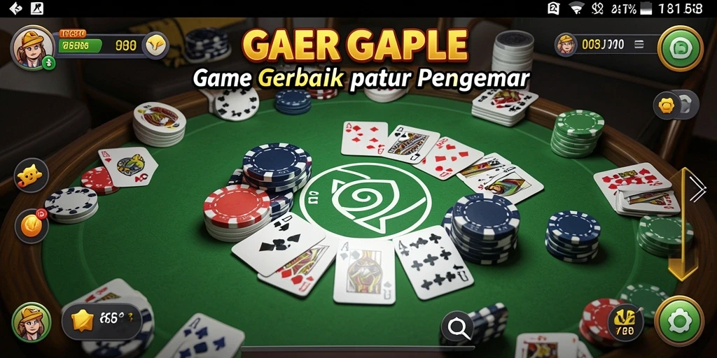 Tampilan gameplay seru di TIGERJP88 yang menggambarkan semangat Gaple.
